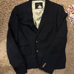 J. Crew Black Blazer with Gold Lining